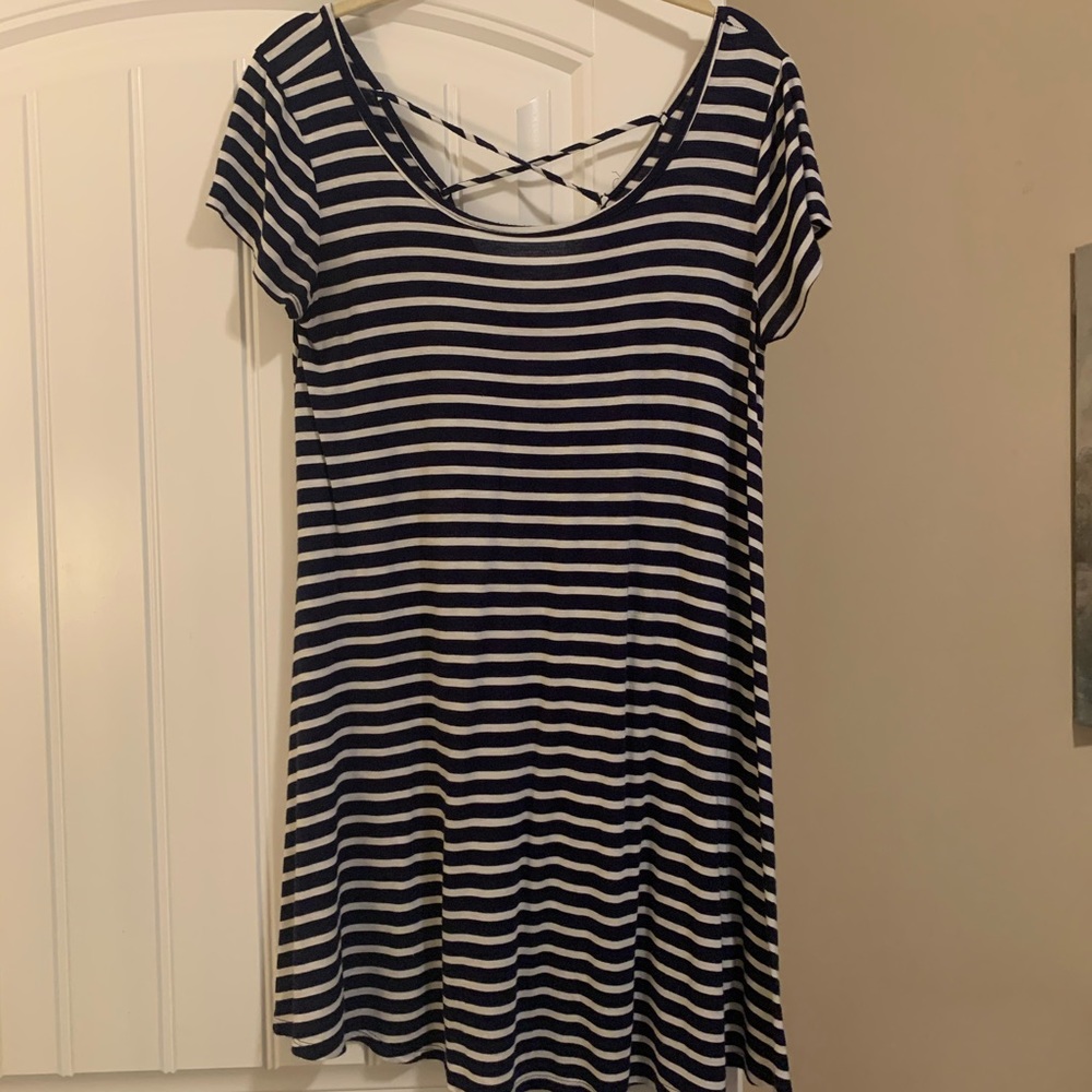 stripe T-shirt dress